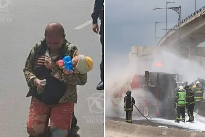 Abuela salva a su nieta en explosión de Pipa de Gas en La Concordia; éstas son las historias del trágico accidente heroe